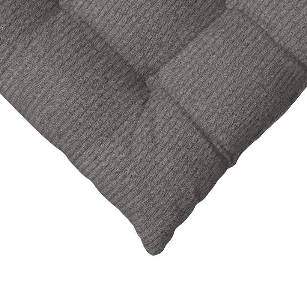 Coussins de siège 4 pcs Gris clair 40 x 40 x 6 cm Maison Chic - Image 9