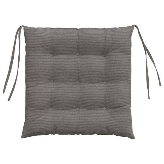 Coussins de siège 4 pcs Gris clair 40 x 40 x 6 cm Maison Chic - Image 7