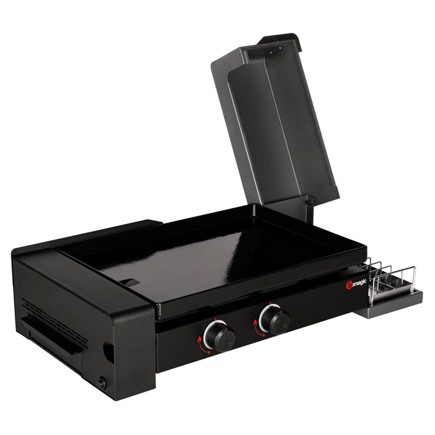 Somagic - Plancha au gaz spécial burger SO BURGER - 5,6kW - SOMAGIC - Image 6