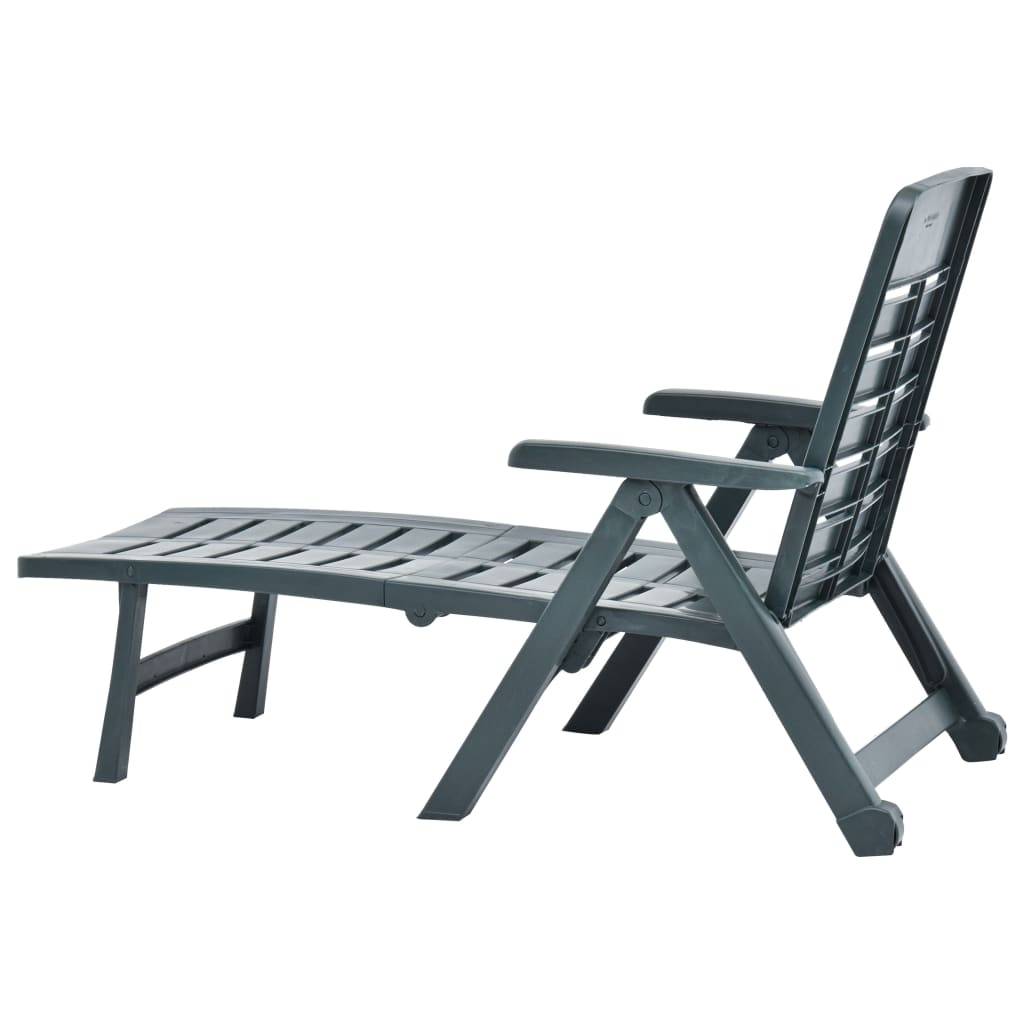 ComfortXL - Transat Jardin Pliant Plastique Vert – ComfortXL Outdoor Living - Image 6
