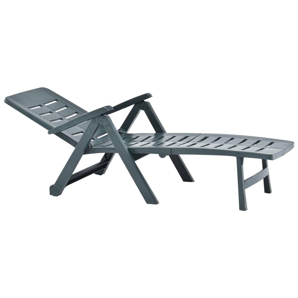ComfortXL - Transat Jardin Pliant Plastique Vert – ComfortXL Outdoor Living - Image 5