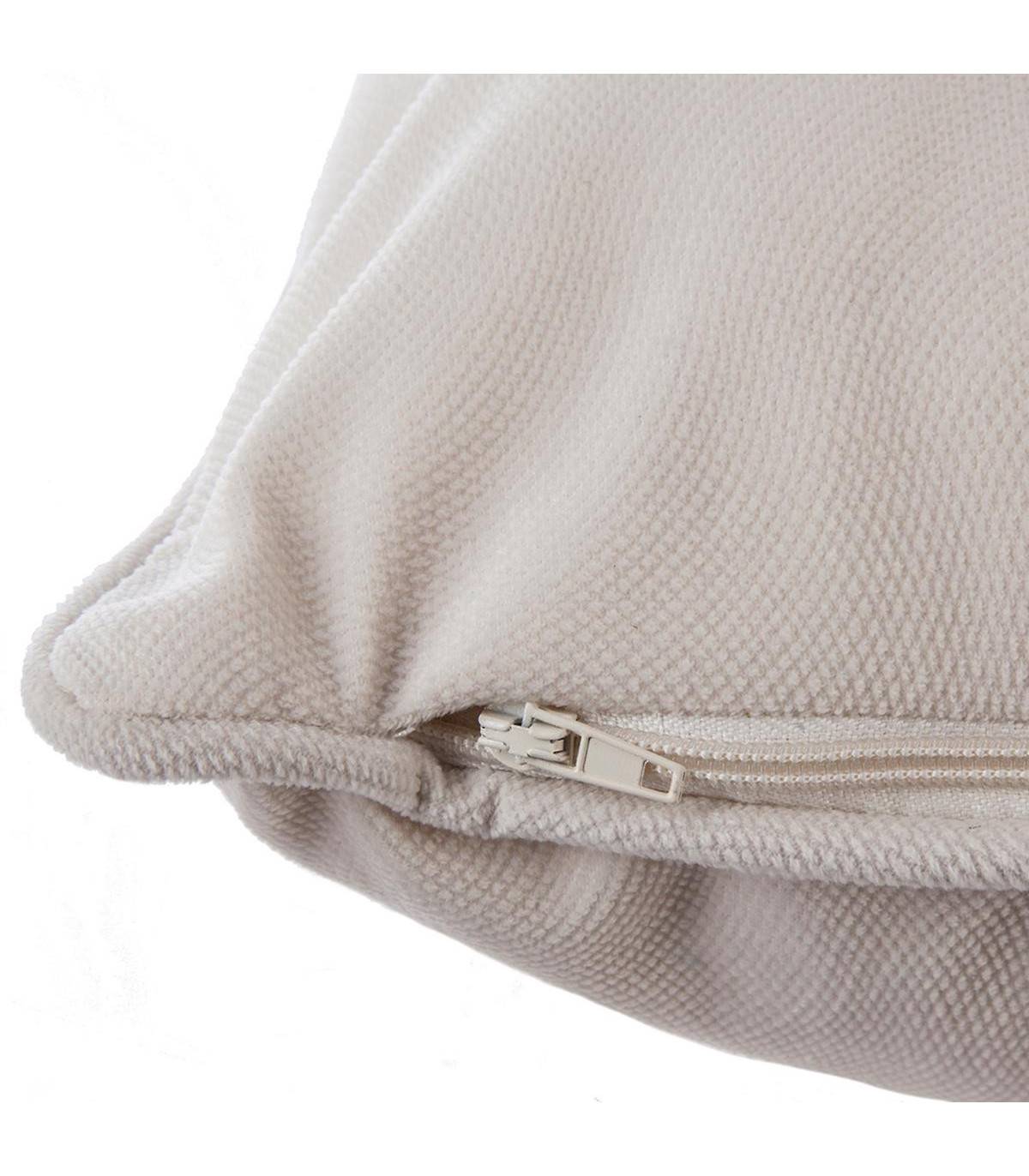 Coussin déhoussable  Ivoire 30 x 50 cm - Image 2