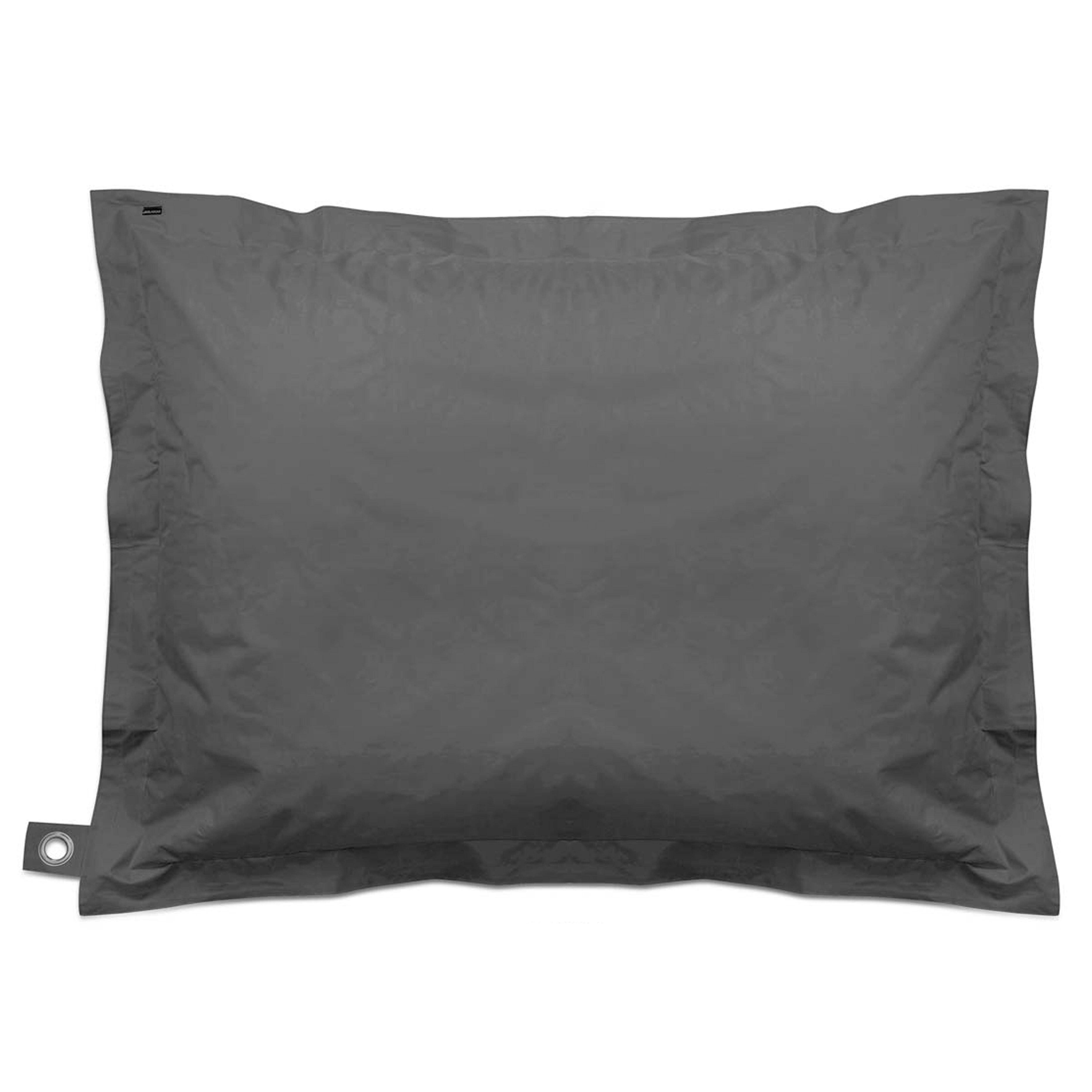 Oviala - Housse vide de pouf de jardin en polyester anthracite 180 x 145 cm - Oviala - Image 2
