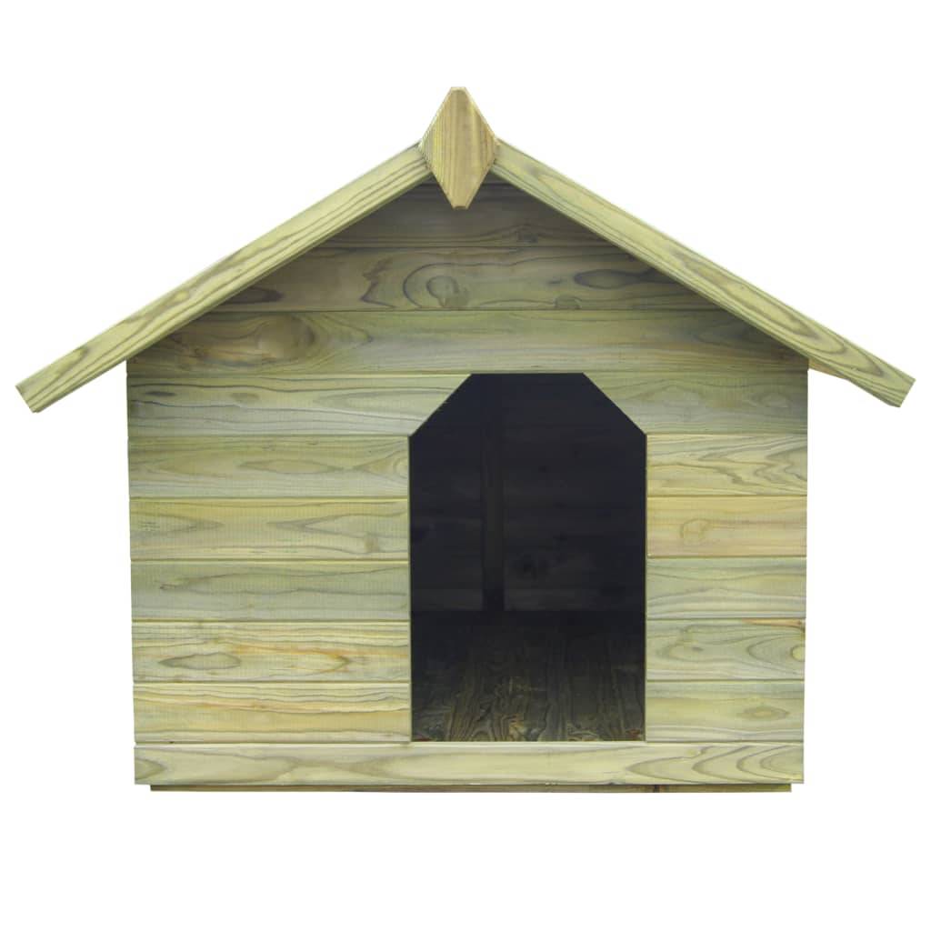 Helloshop26 - Niche de jardin avec toit ouvrant 105 x 123 x 90 cm en bois de pin imprégné - Image 2