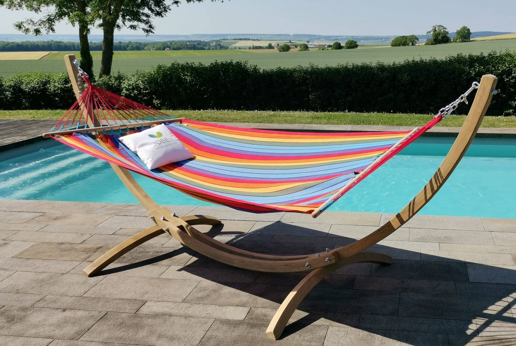 Jobek - Set Bois ESKAPADE 323x125x128 cm Multicolore certifié FSC Mix JOBEK - Image 2