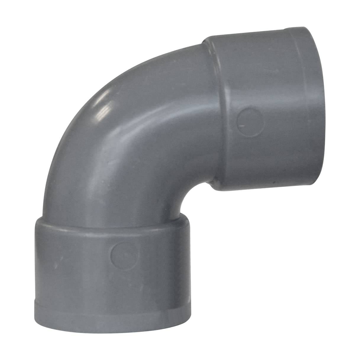 Jardibric - Jardibric - Coude PVC Évacuation Ø50 mm 87°30 Femelle Femelle - Raccord PVC Canalisation Évacuation Eau Usée - Image 1