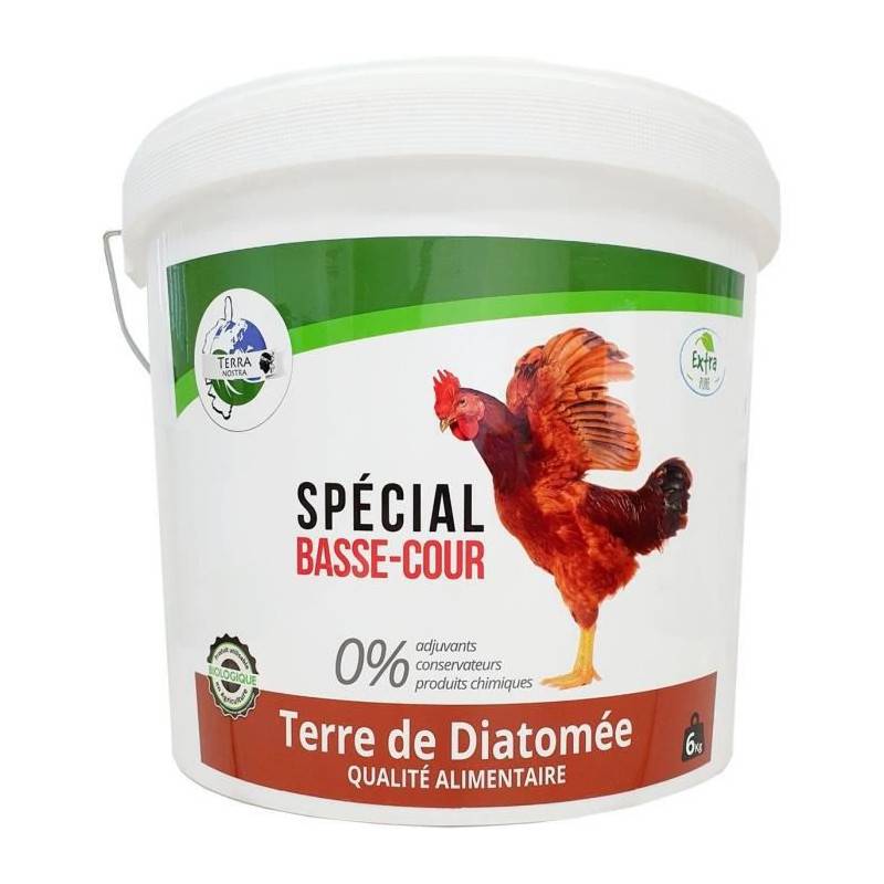 Terra Nostra 100% Terre De Diatomée - Spécial Basse-cour - Seau 6 Kg