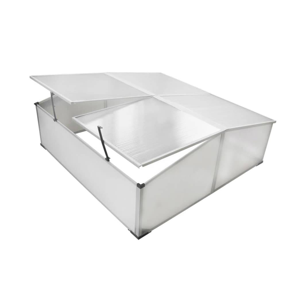 PANGIVO - Serre froide polycarbonate et aluminium transparent 108 x 110 x 41 cm - PANGIVO - Image 1
