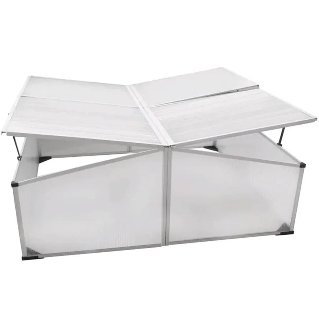 PANGIVO - Serre froide polycarbonate et aluminium transparent 108 x 110 x 41 cm - PANGIVO - Image 5