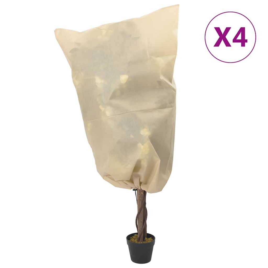 Vidaxl - Housses de protection pour plantes avec cordon de serrage 4 pcs vidaXL 364874 - Image 1