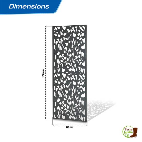 Claustra de jardin 160 x 60 cm - Panneau décoratif extérieur - TERRE JARDIN - Image 6