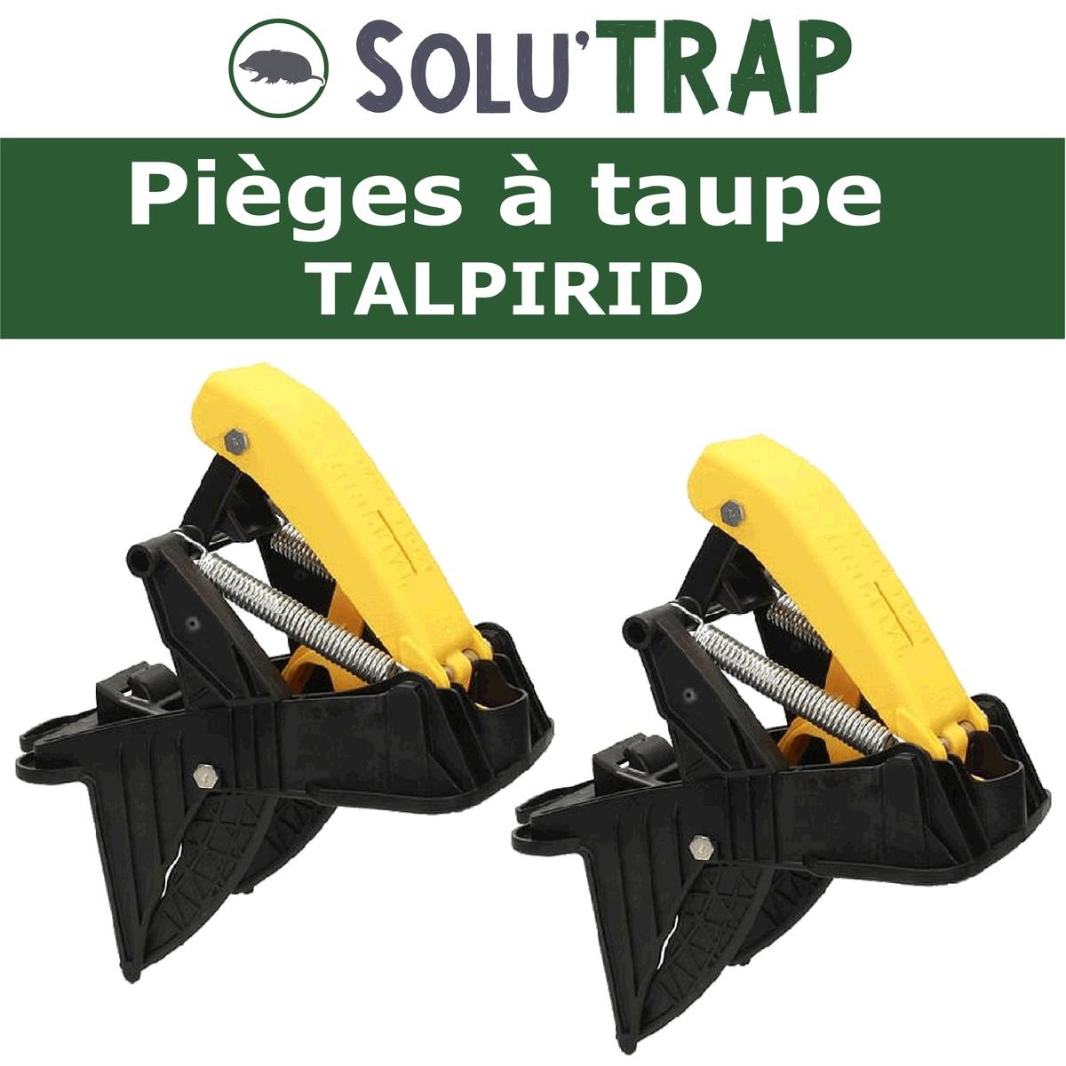 SOLU'TRAP 2 Pièges à Taupes Mécanique – Capture Ciblée dans les Galeries Actives – Sans Produit Chimique – Pour Pelouse, Jardin et Espaces Verts - Image 2