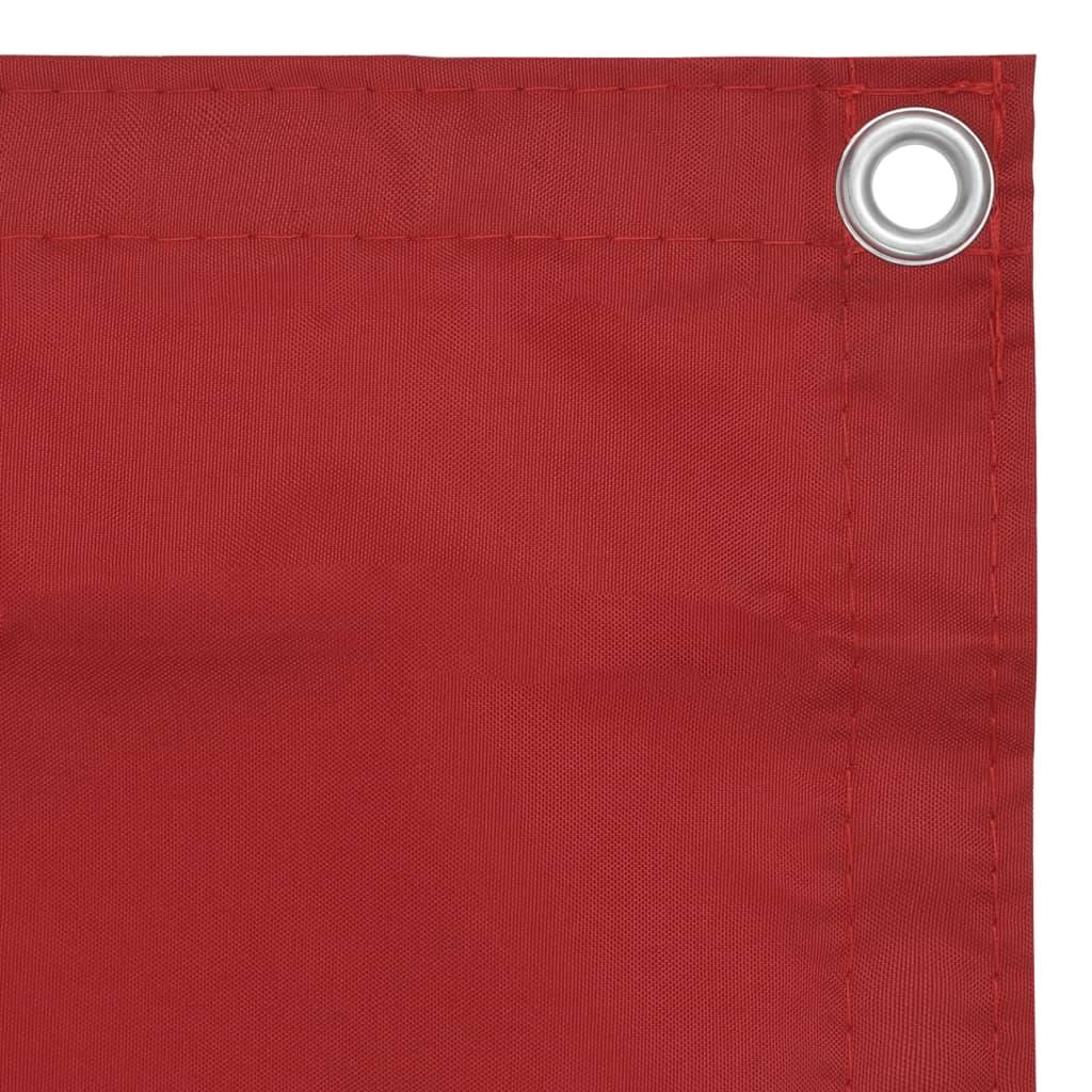 Helloshop26 - Écran de balcon brise pare vue protection confidentialité 75 x 300 cm tissu oxford rouge - Image 3
