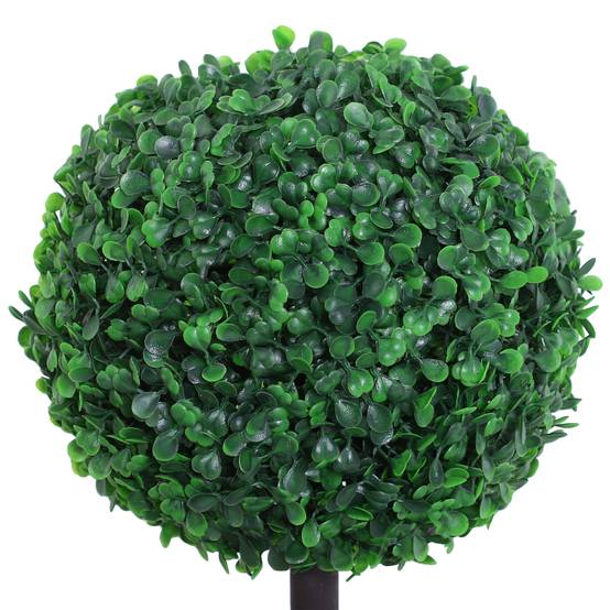 Buis artificiel topiaire plastique aménagement intérieur extérieur 112cm vert - ComfortXL Outdoor Living - Image 9