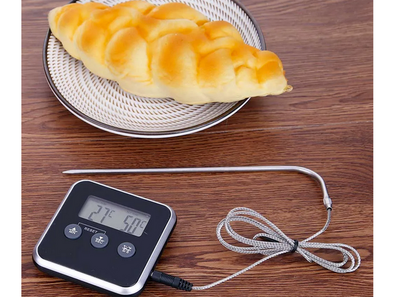 Thermomètre digital avec thermosonde pour rôtir la viande fumoir minuterie alarme lcd - Image 6