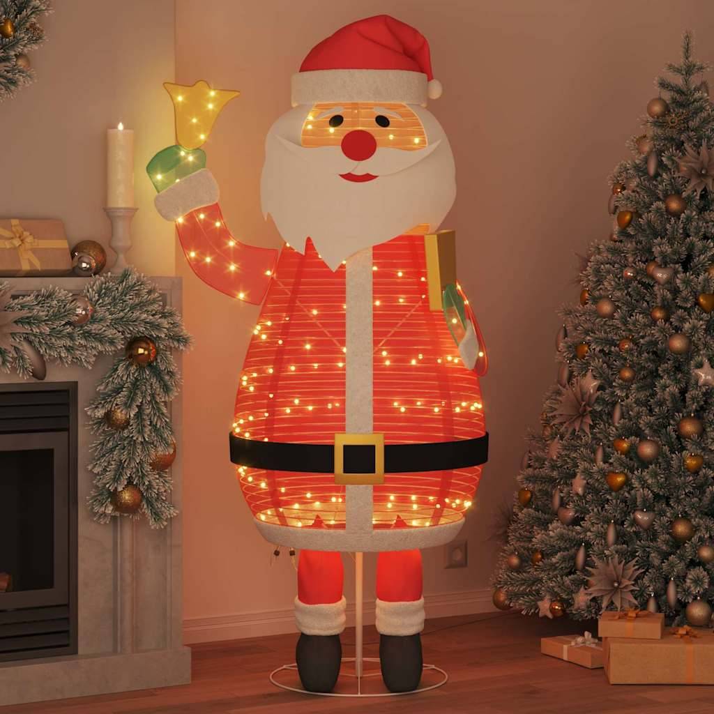 Vidaxl - Père Noël de Noël avec 200 LED Blanc chaud 100 x 180 cm tissu vidaXL 42018967 - Image 4