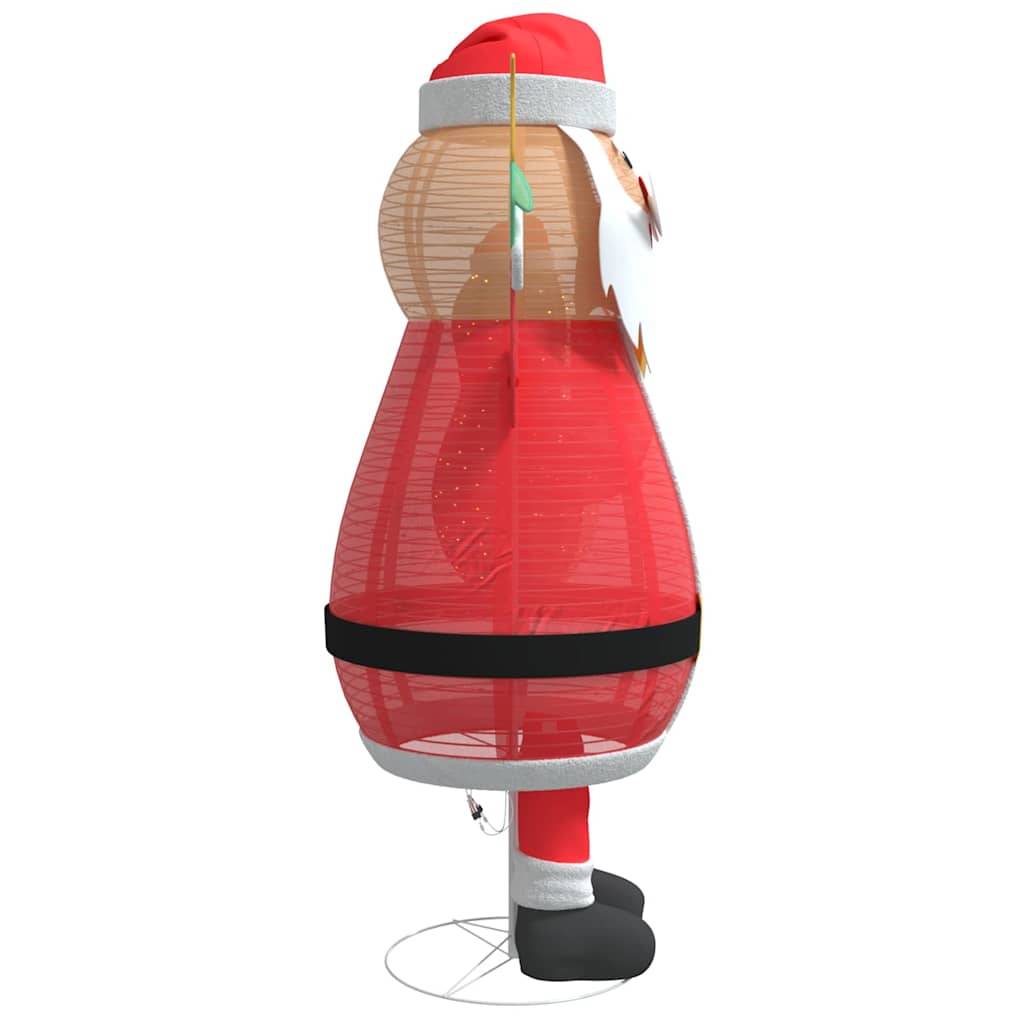 Vidaxl - Père Noël de Noël avec 200 LED Blanc chaud 100 x 180 cm tissu vidaXL 42018967 - Image 8