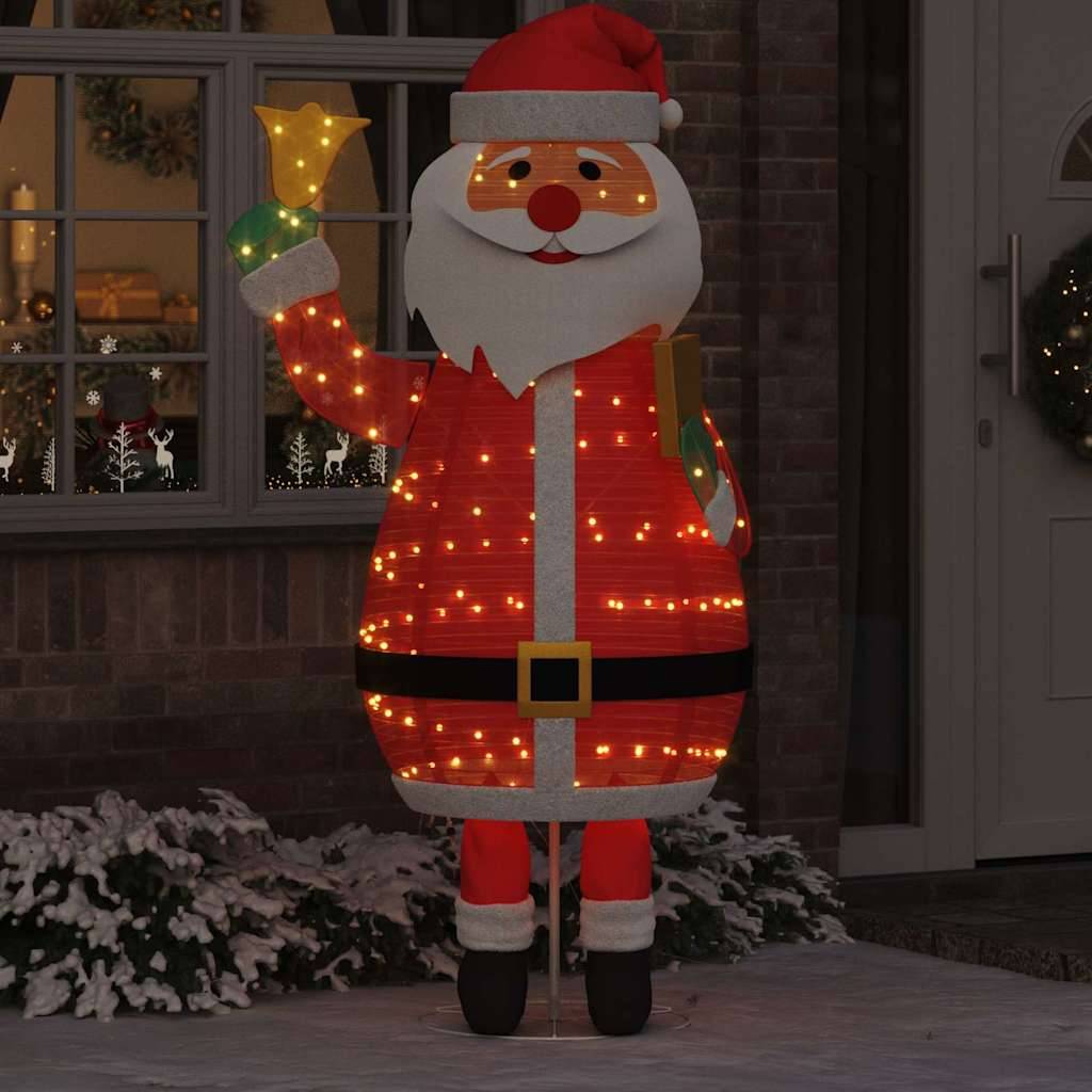 Vidaxl - Père Noël de Noël avec 200 LED Blanc chaud 100 x 180 cm tissu vidaXL 42018967 - Image 1