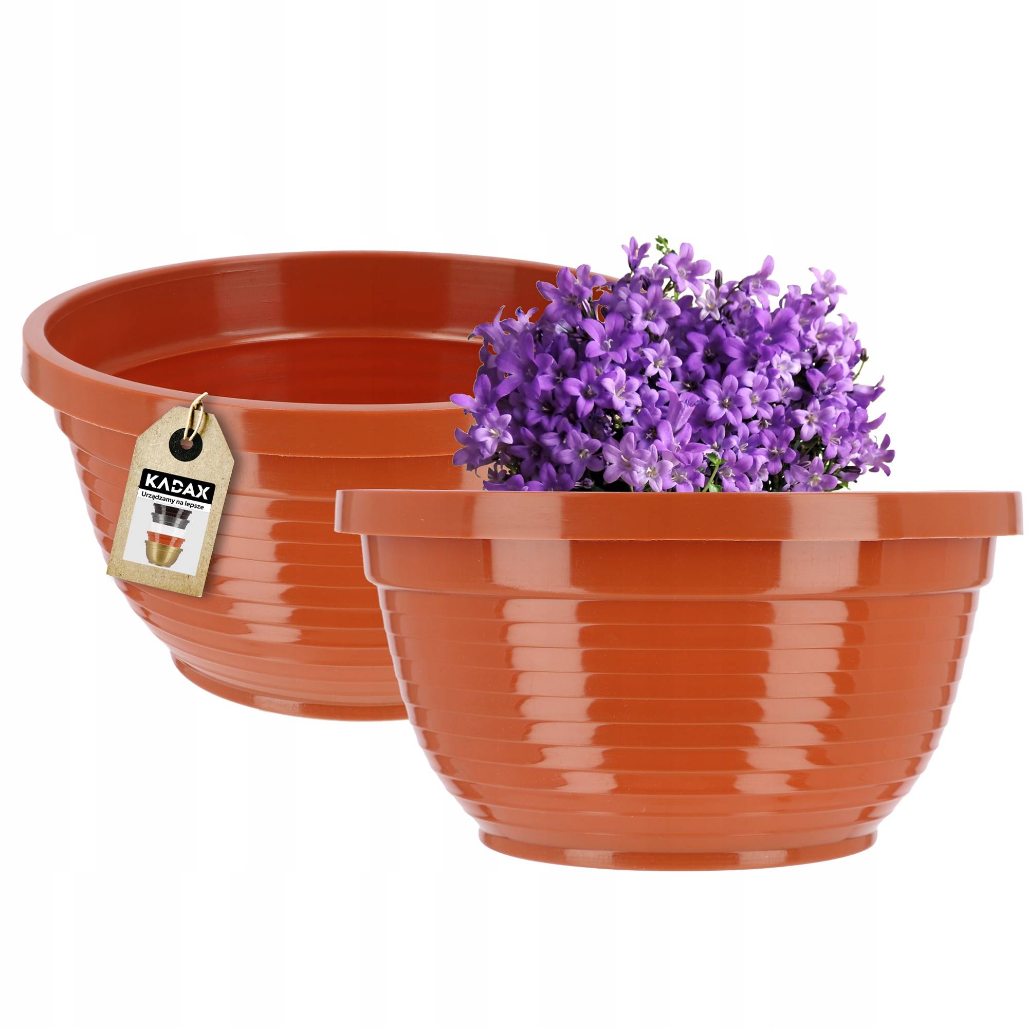 Pot de Fleur pour Cimetière Pierre Tombale en Plastique Bol de Cimetière 22cm - Image 3