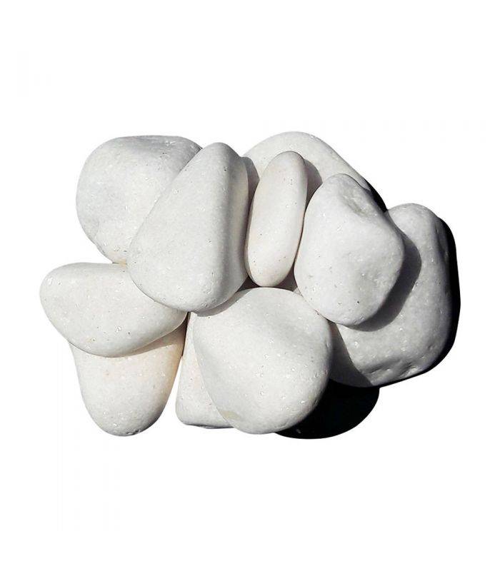 Paillage marbre blanc finition lumineuse du jardin 500kg RACINE F-PAI047 - Image 3