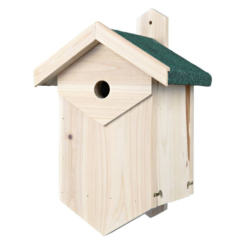 animallparadise - Nichoir pour les oiseaux nichant dans les cavités. Dimensions: 25 × 40 × 22 cm/ø 2,7 cm - Image 1