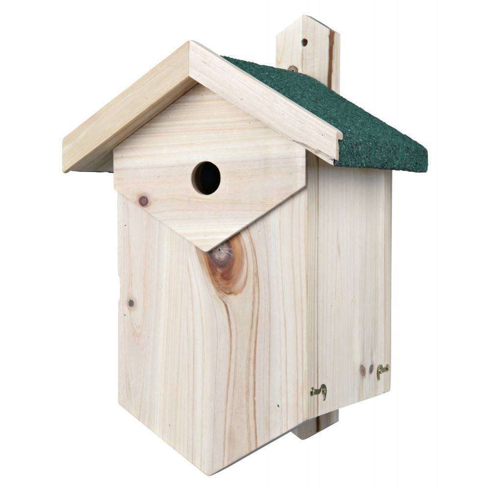 animallparadise - Nichoir pour les oiseaux nichant dans les cavités. Dimensions: 25 × 40 × 22 cm/ø 2,7 cm - Image 3