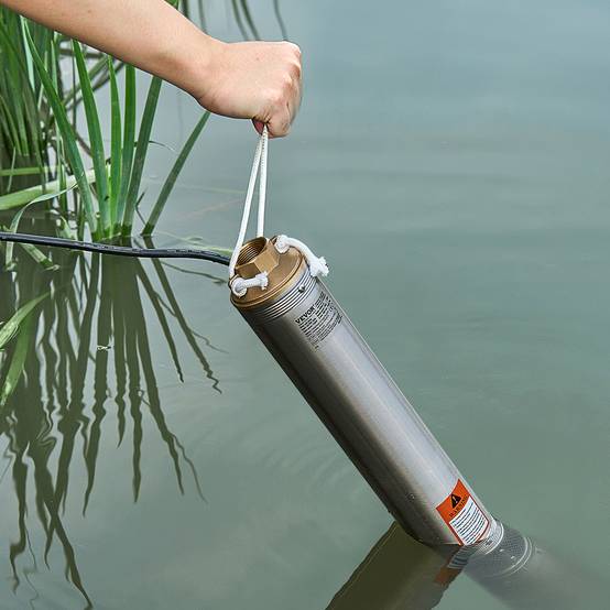 VEVOR Pompe immergée à eau pour puits profond acier inox 750 W 100 L/min 75 m - Image 8