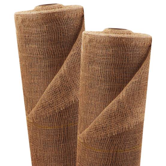 75m x 1m tissu de jute 105g/m² tapis de jute jute de jardin tissu de jute toile de jute ruban de jute - Image 1