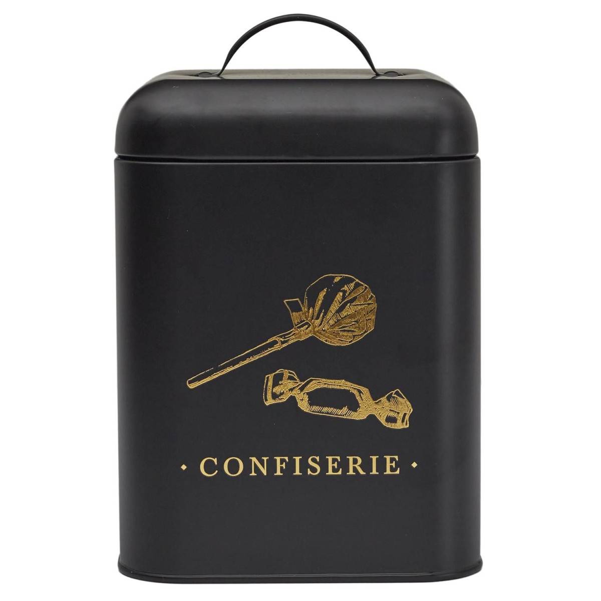 Cook Concept - Boîte à Confiserie en Métal "Lounge" 22cm Noir - Image 2