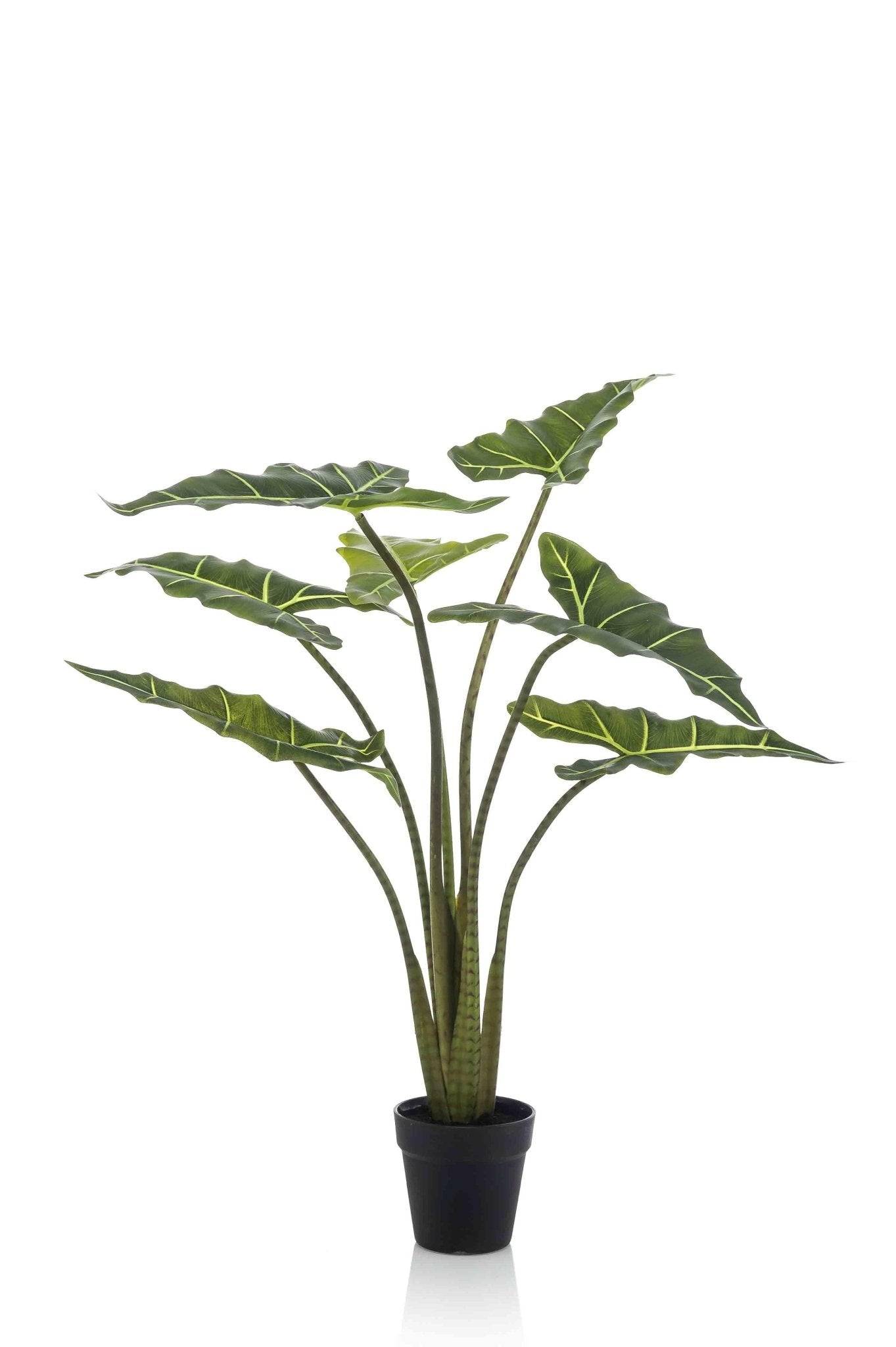 La Green Touch - Alocasia plante artificielle - h90cm, Ø14cm- La Green Touch - Image 3