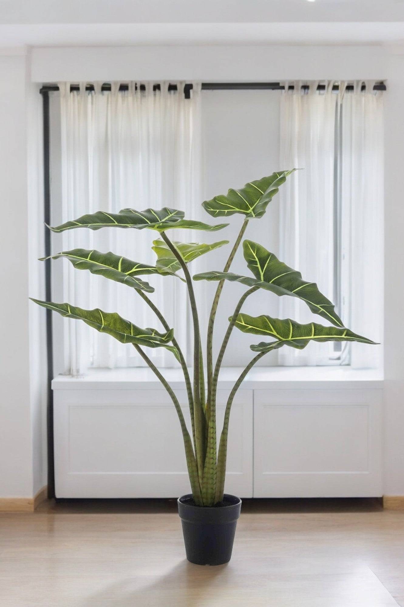 La Green Touch - Alocasia plante artificielle - h90cm, Ø14cm- La Green Touch - Image 1