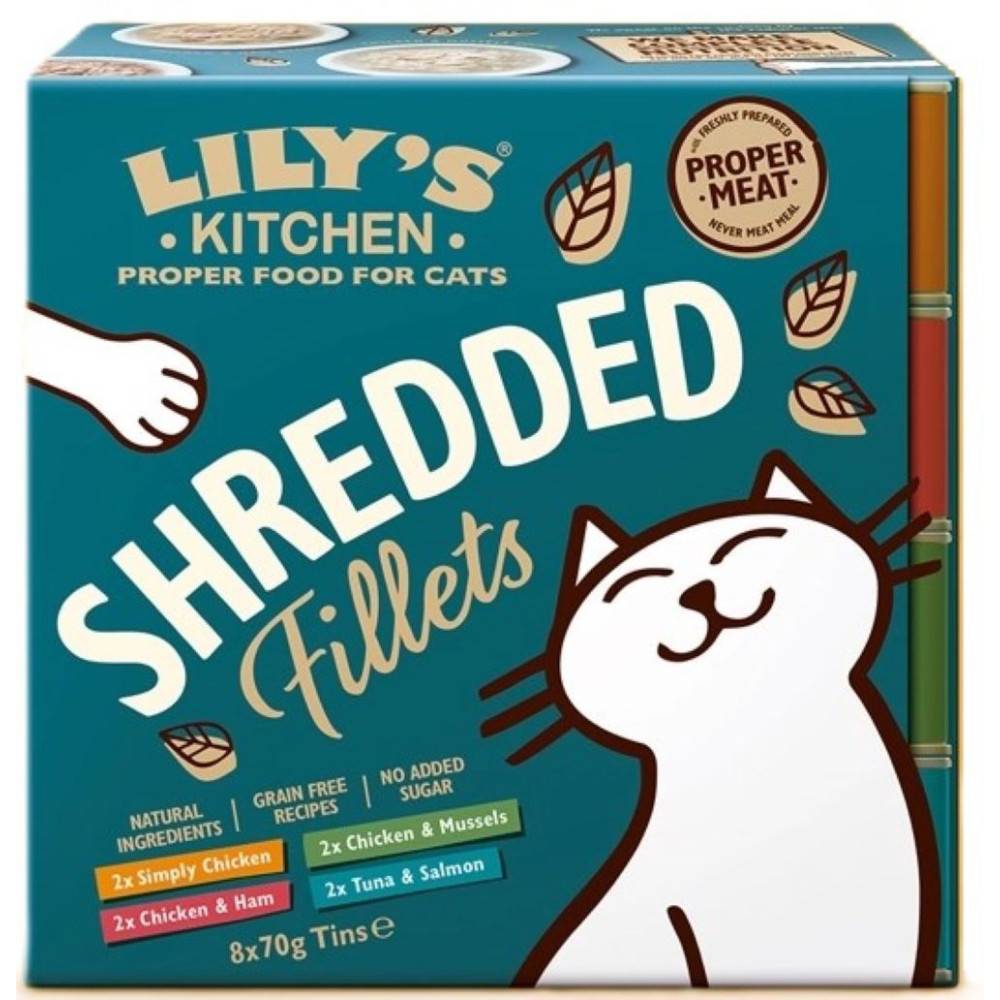 Lily's Kitchen - 8 x 70 g Multipack Effilochés en bouillon, pour chat Lily's Kitchen - Image 1