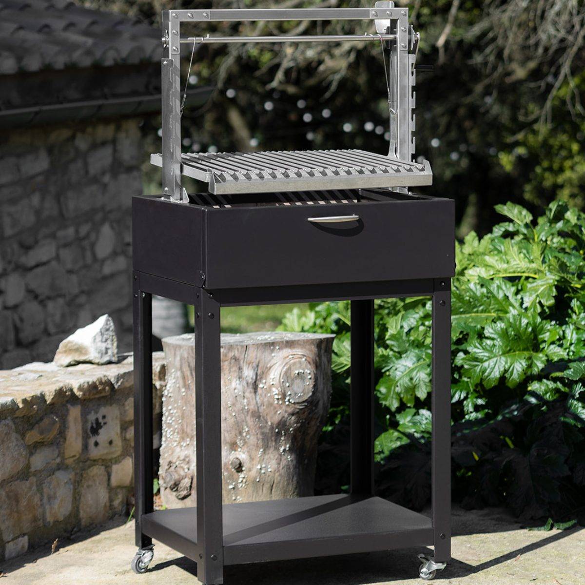 Barbecue Argentin Santa Maria Sur Pieds Mixte - GRILL CHIC - Image 5