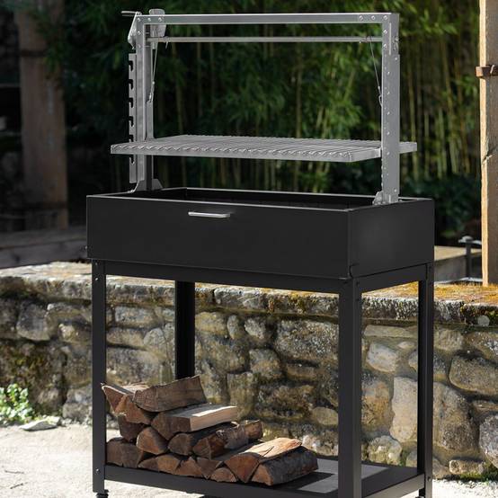 Barbecue Argentin Santa Maria Sur Pieds Mixte - GRILL CHIC - Image 3