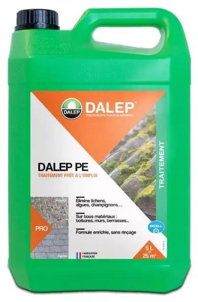 Fongicide et anti-dépot vert Préventif/Curatif DALEP Bidon de 5 Litres BATIMOUSTE PE - 130005