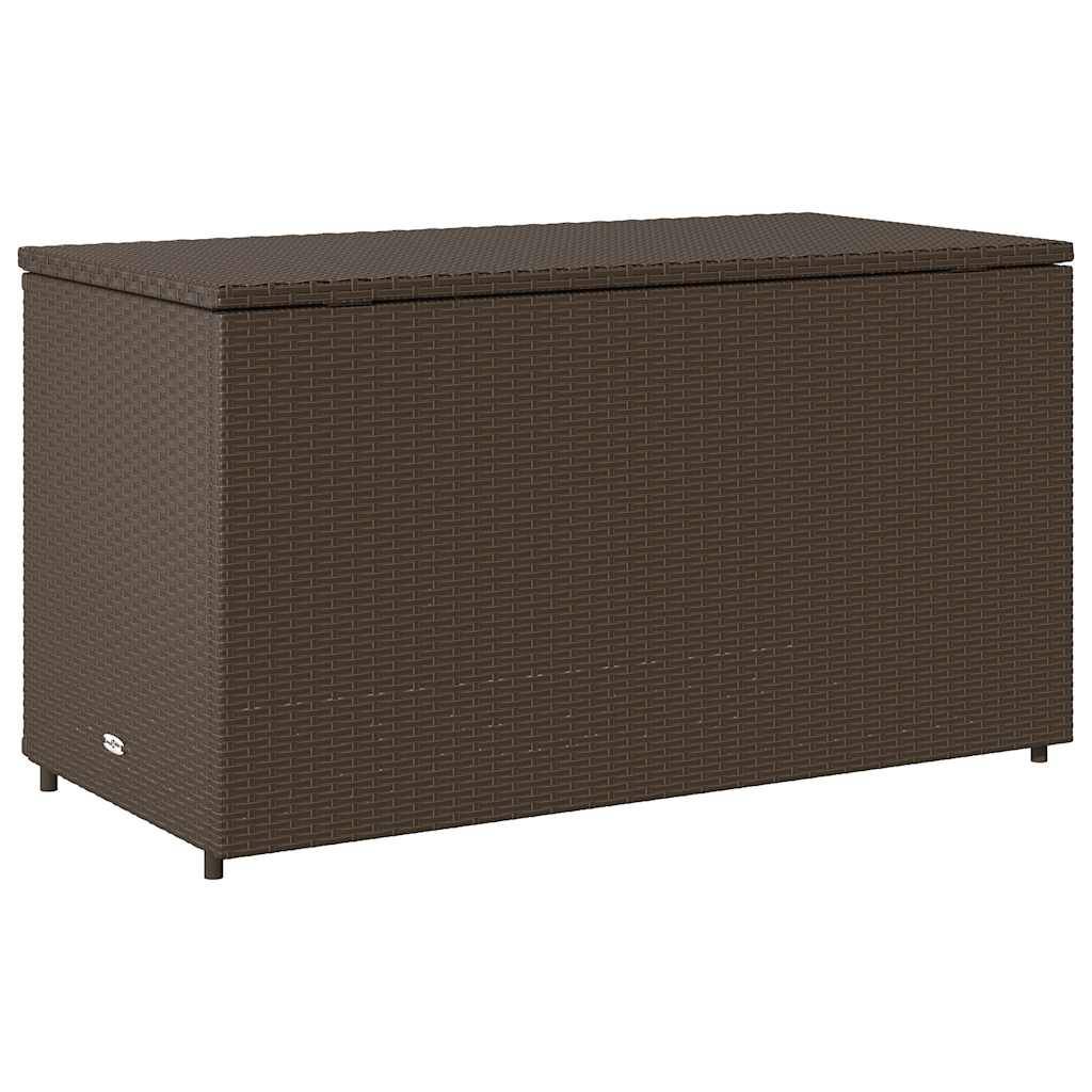 Vidaxl - Armoire de rangement jardin marron 110x55x60,5cm résine tressée vidaXL 365568 - Image 9