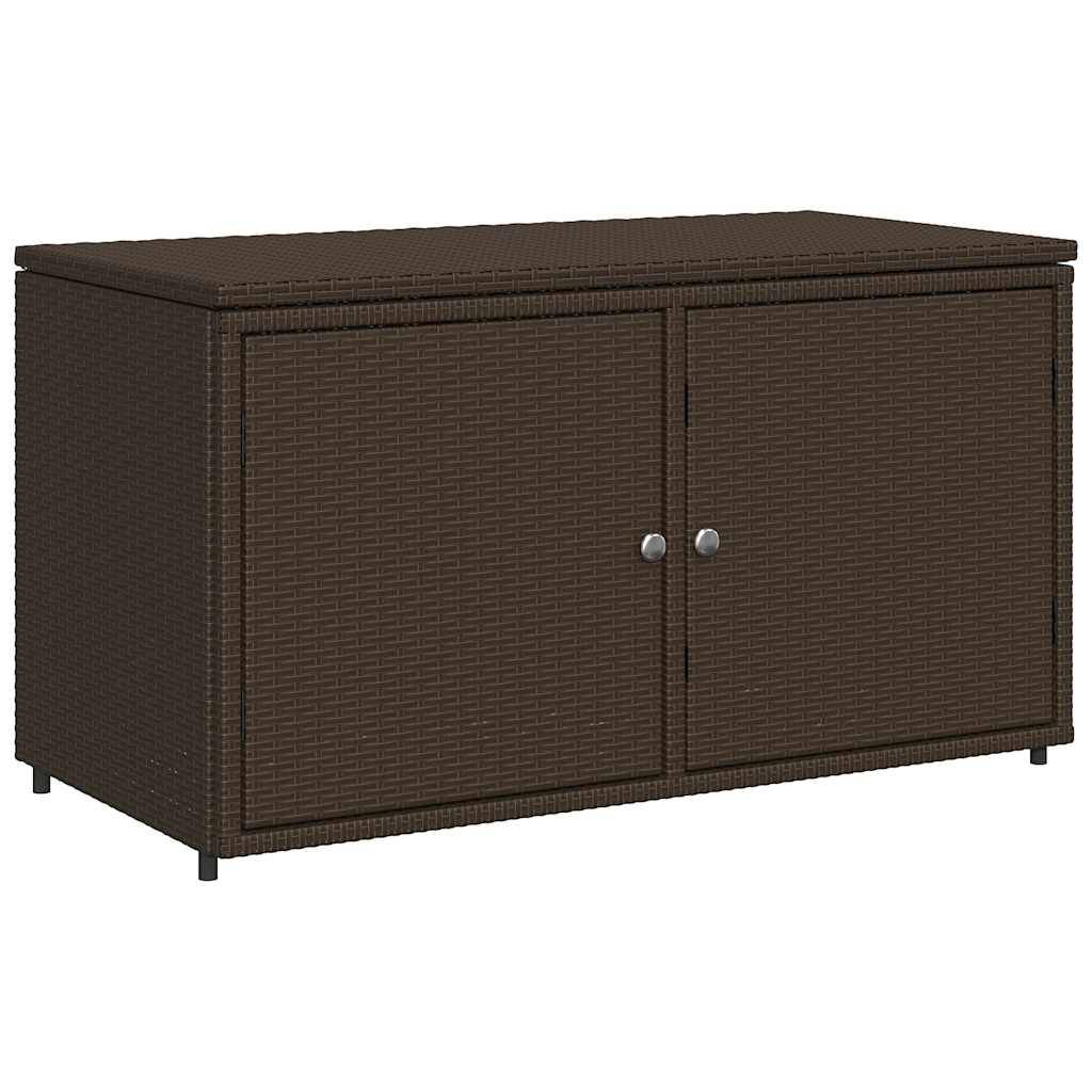 Vidaxl - Armoire de rangement jardin marron 110x55x60,5cm résine tressée vidaXL 365568 - Image 2