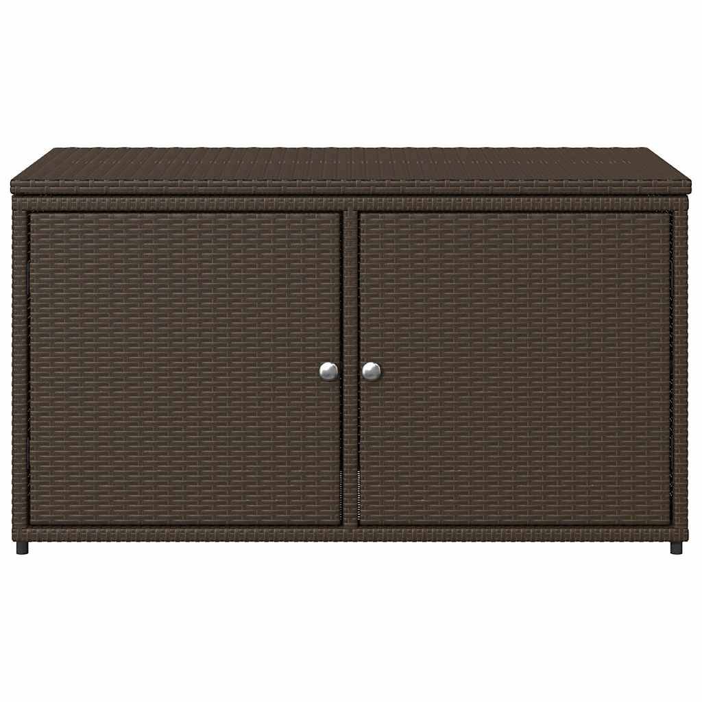 Vidaxl - Armoire de rangement jardin marron 110x55x60,5cm résine tressée vidaXL 365568 - Image 8