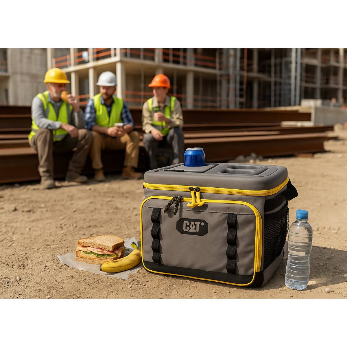 Glacière portable Sac isotherme 35 Litres Grand volume Chantier Camping Plage Caterpillar - Image 3