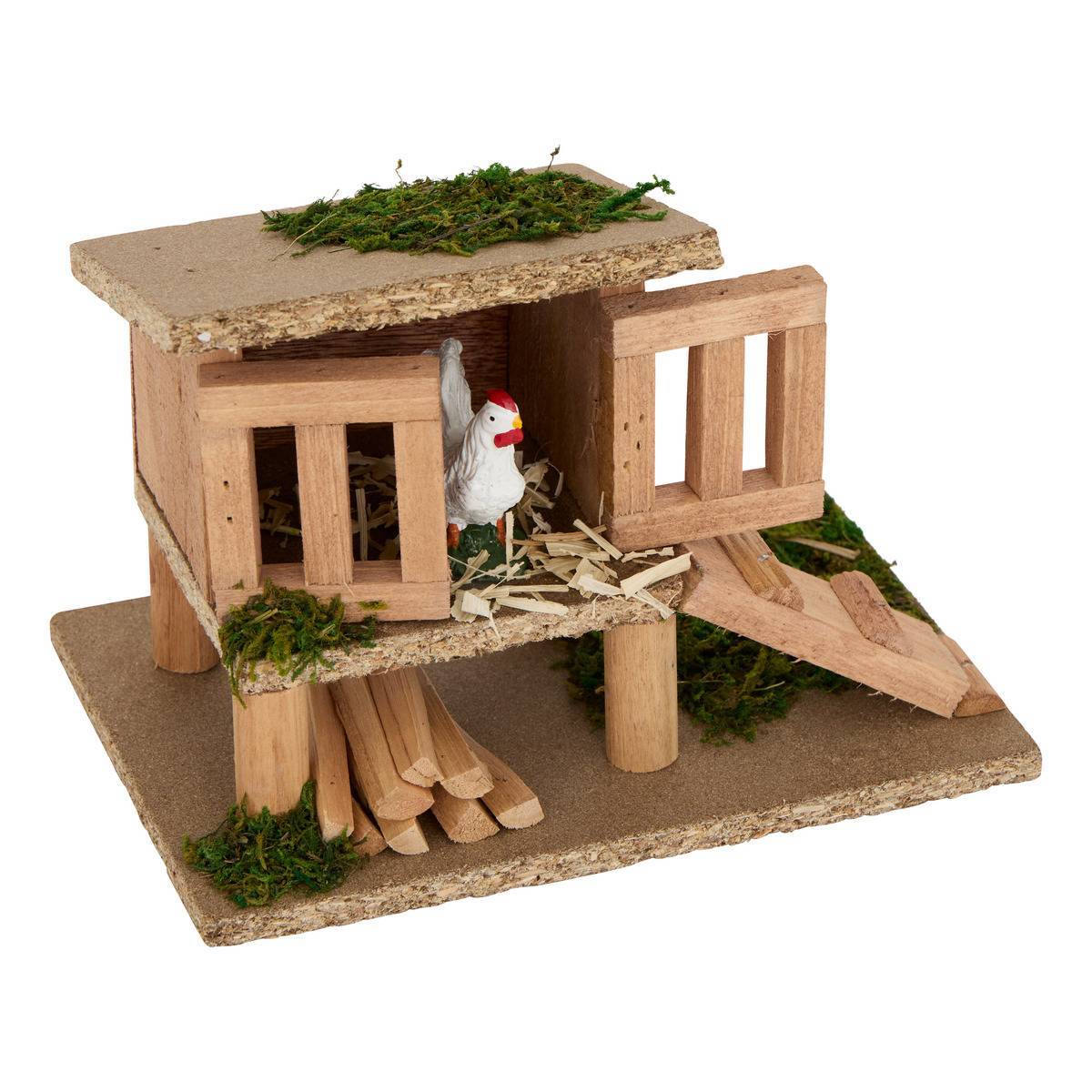 Feeric Christmas - Poulailler de crèche de Noël Lepo H. 12,5 cm - Feeric Lights & Christmas - Image 2