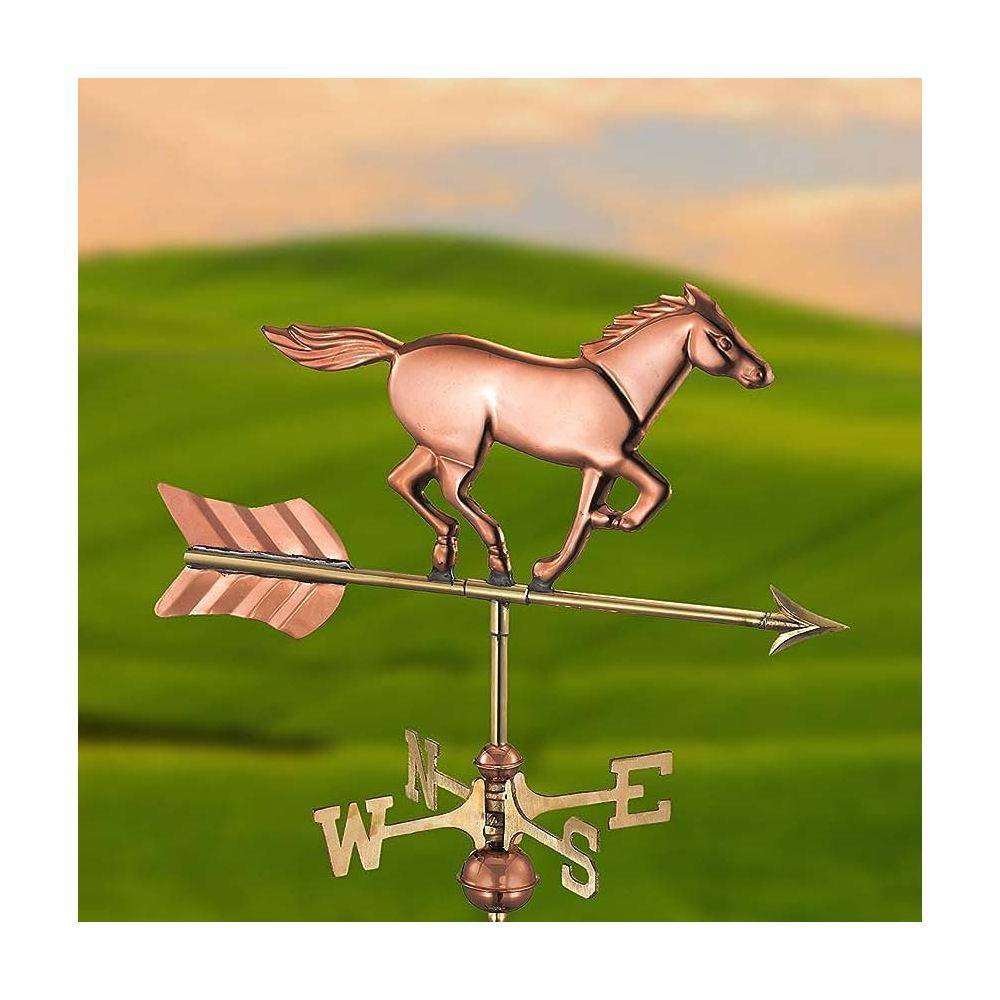 Good Directions - Girouette en cuivre Cheval - Image 2