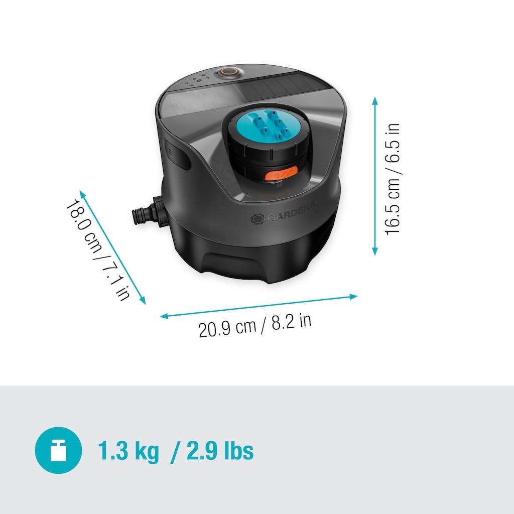 Gardena - Arroseur solaire programmable – AquaPrecise – Jusqu’à 320 m² – Contrôle Bluetooth® - Image 4