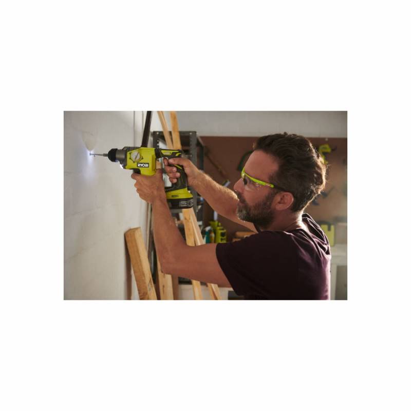 Ryobi - Pack RYOBI Marteau perforateur R18SDS-0 - 18V One+ - 1 Batterie 2.0Ah - 1 Chargeur rapide - Image 3