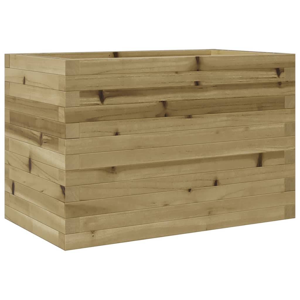 Jardinière - Bac à fleurs - Pot de fleurs 70x40x45,5 cm bois de pin imprégné - Image 7