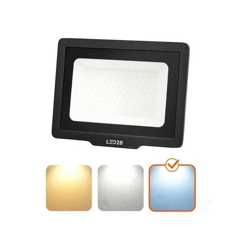 Projecteur LED MH 100W noir 6500K IP65 blanc froid - Image 5