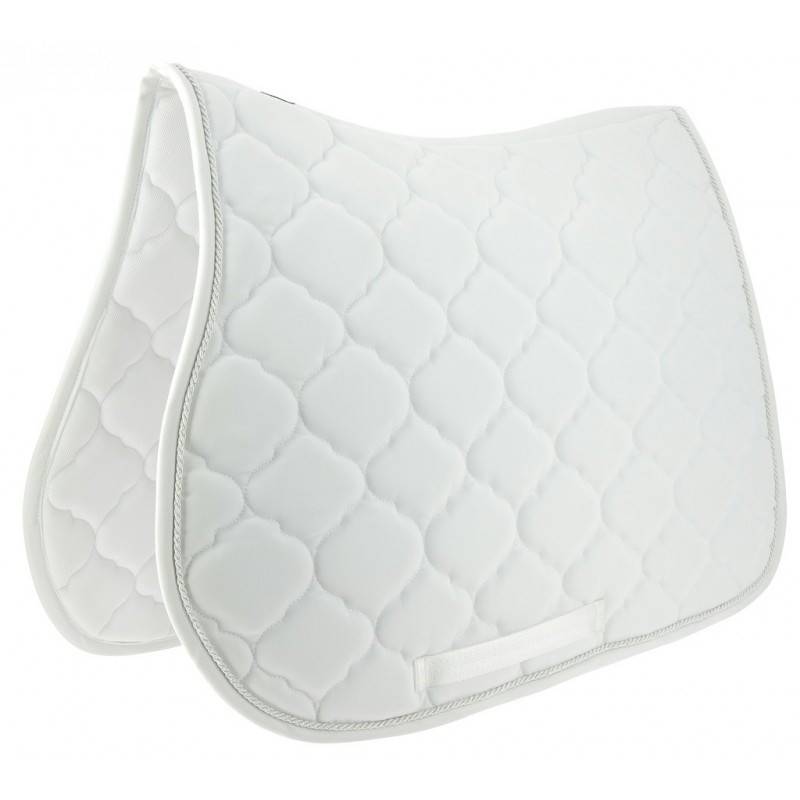 Tapis de selle Riding World Rope pour cheval - Blanc - Image 1