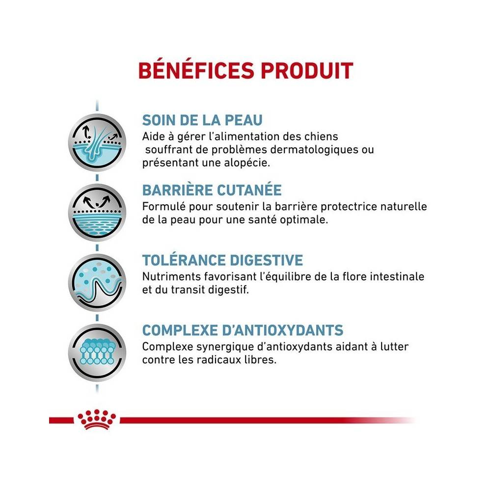 Royal Canin - Croquettes chien VETERINARY DOG SKIN CARE - Royal Canin 11 kg - Image 6