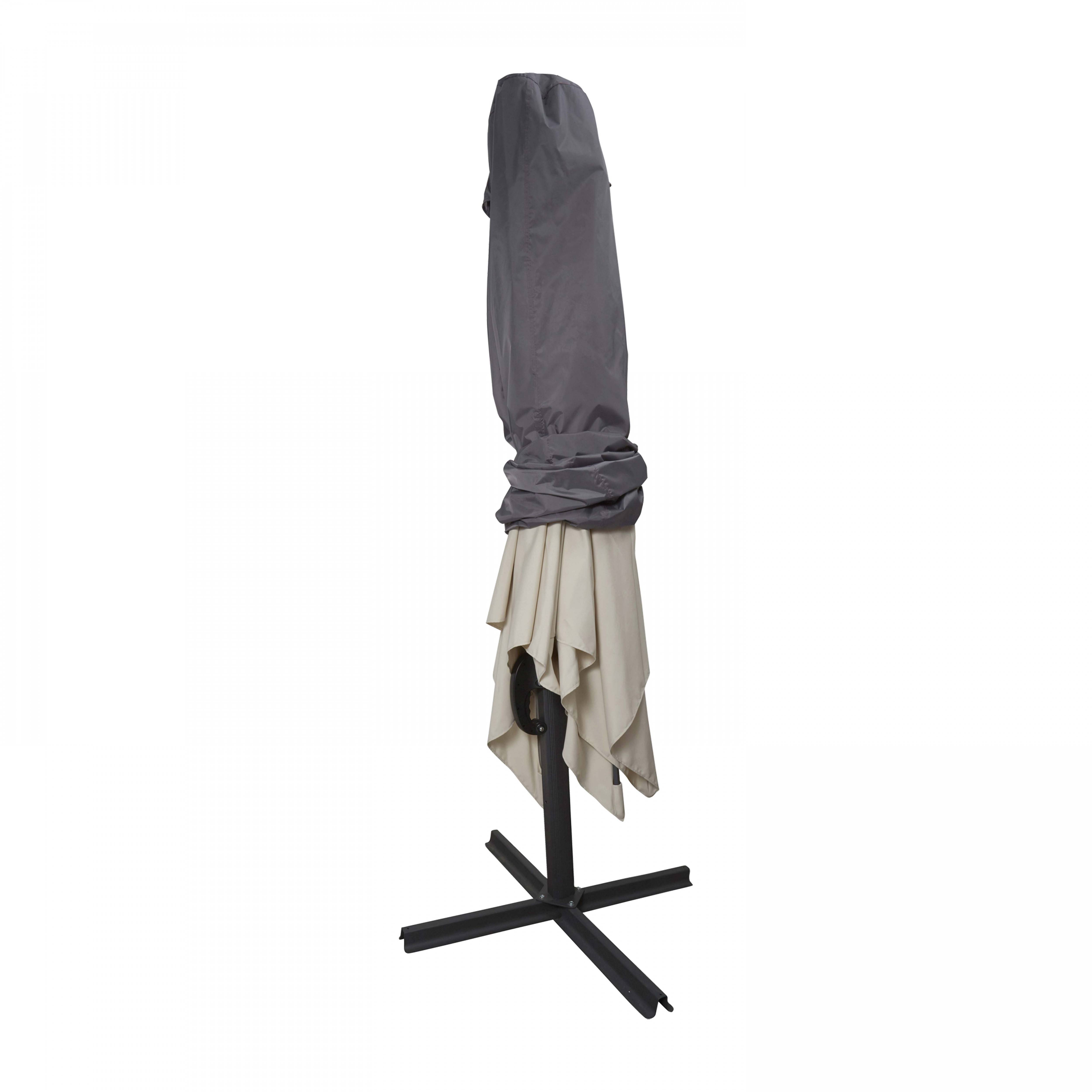 Oviala - Housse de parasol déporté 230 x 45 cm gris Cov'Up - Oviala - Image 2