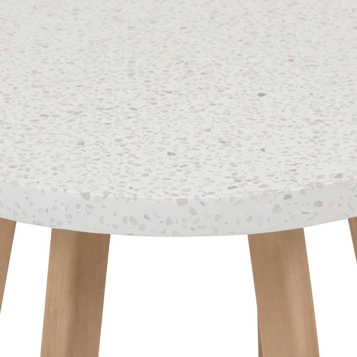 Hesperide - Table d appoint de jardin ronde "Lemindo" 50 x 53cm en eucalyptus - Hespéride - Image 2