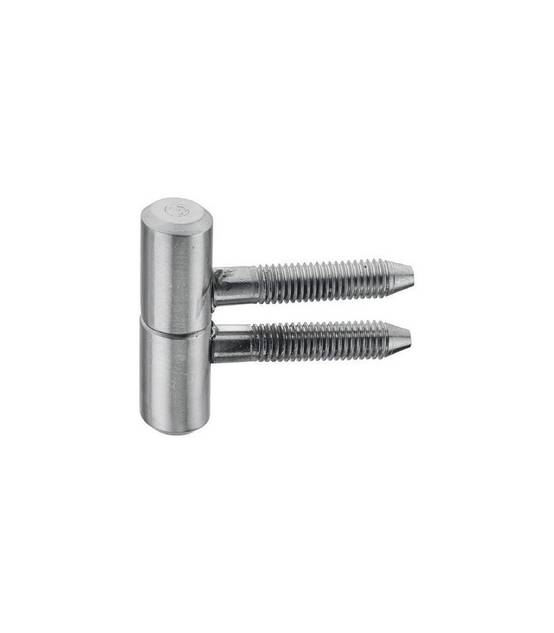 Fiche à visser 14x36mm acier finition zinguée blanc - MONIN – 651490 - Image 1